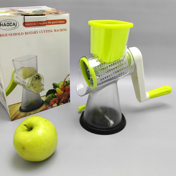 Мультислайсер для овощей и фруктов 3в1 Haocai / Овощерезка ручная